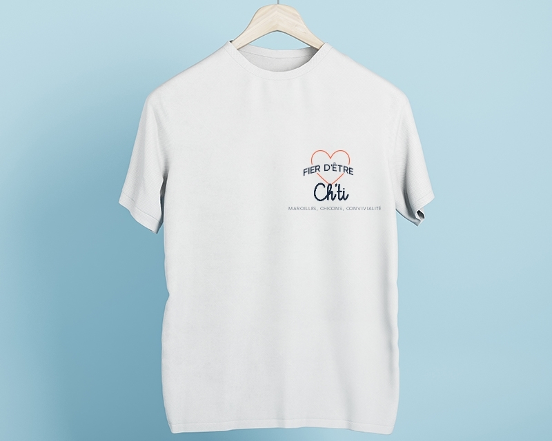 T-shirt Homme à personnaliser - Fier d'être Ch'ti