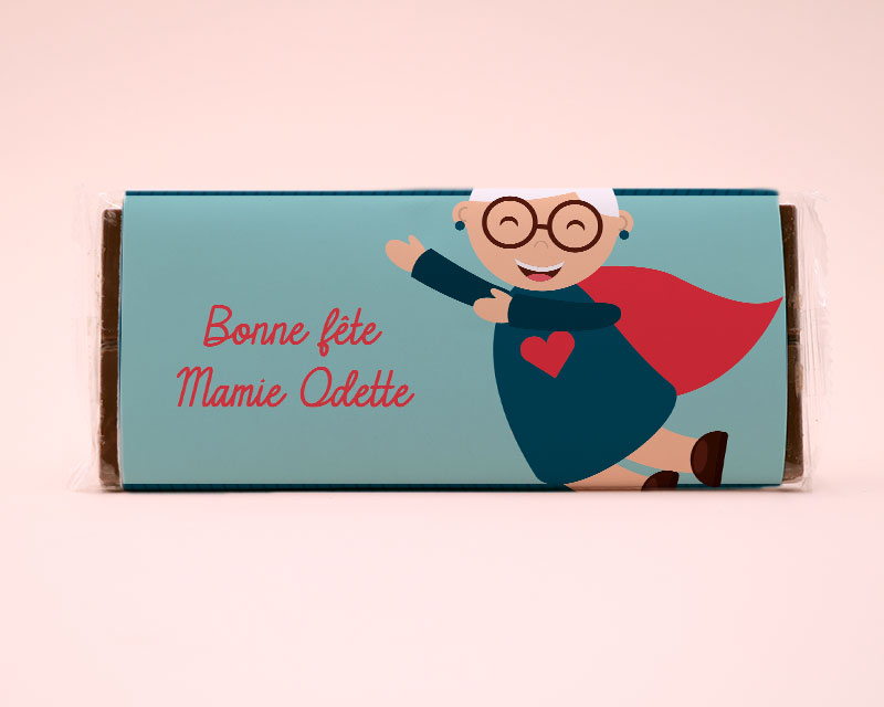 Tablette de chocolat Personnalisable - Super Mamie