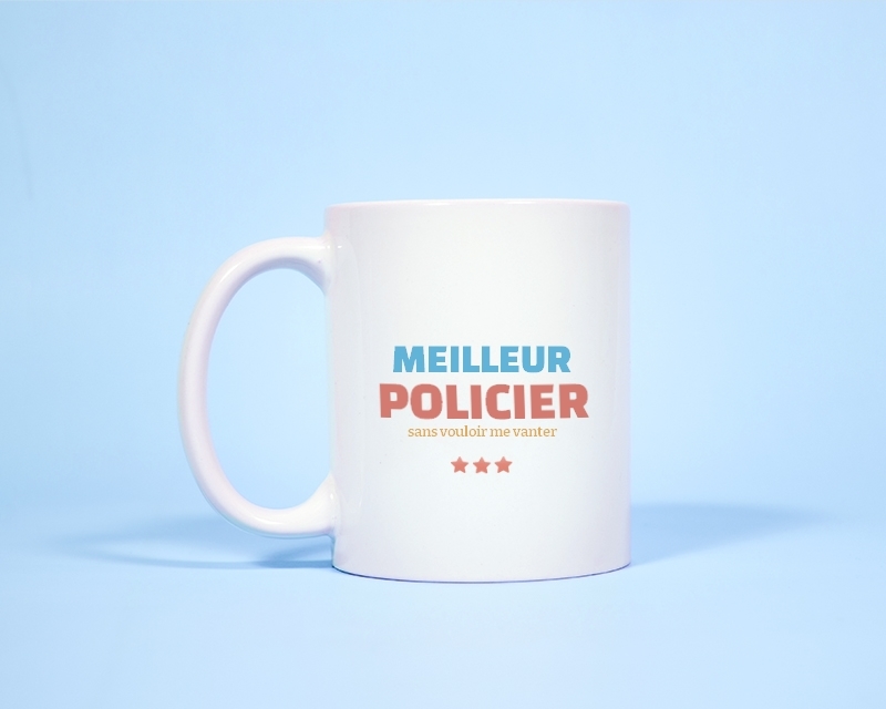 Mug personnalisable - Meilleur Policier