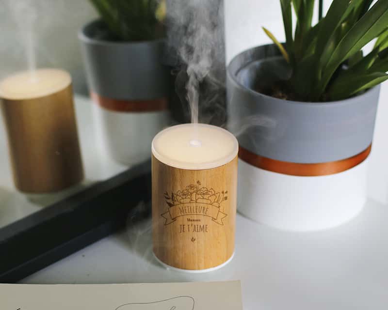 Diffuseur d'huile essentielle personnalisable - Maman Fleurie