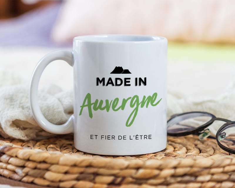 Mug personnalisé région - Made In Auvergne