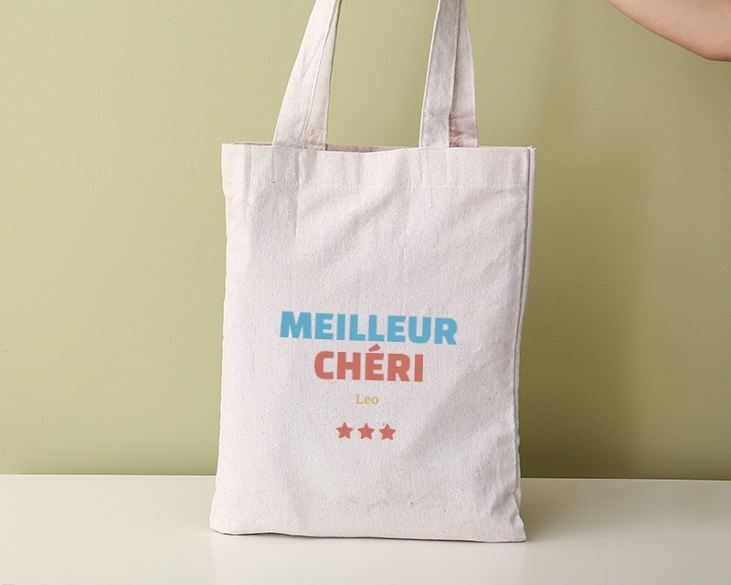 Tote bag personnalisable - Meilleur Chéri