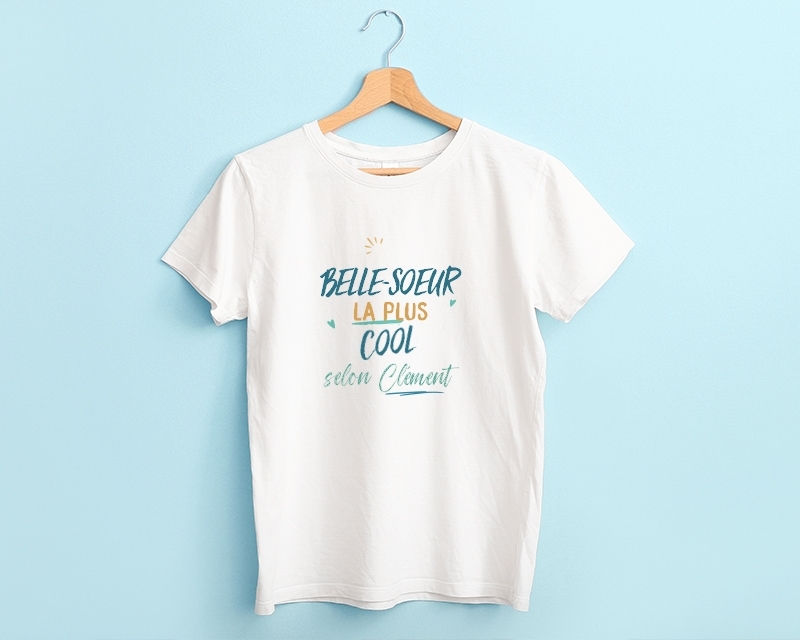 T-Shirt femme personnalisé : Belle-Soeur la plus...