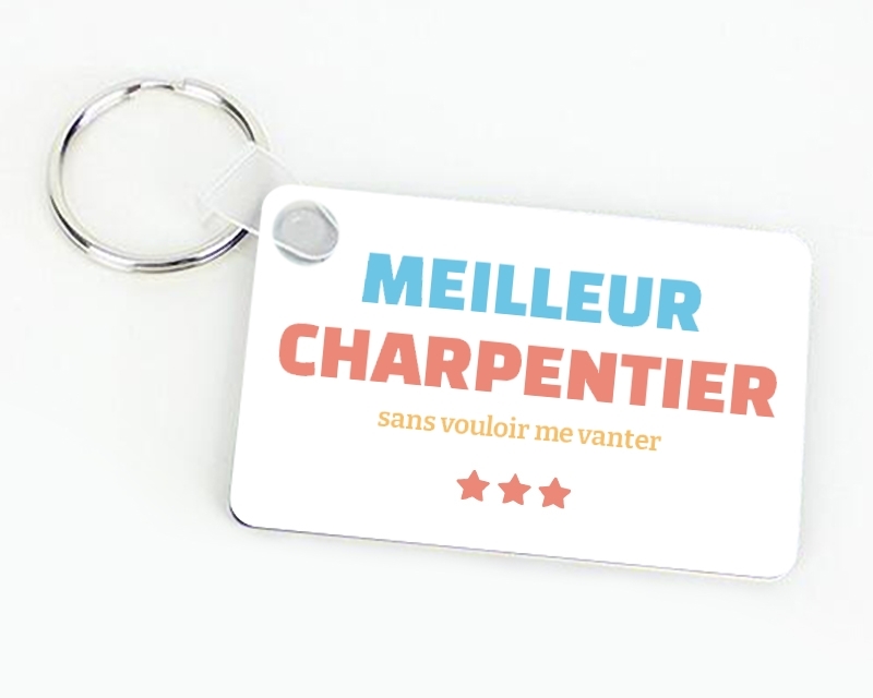 Porte-clés personnalisable - Meilleur Charpentier