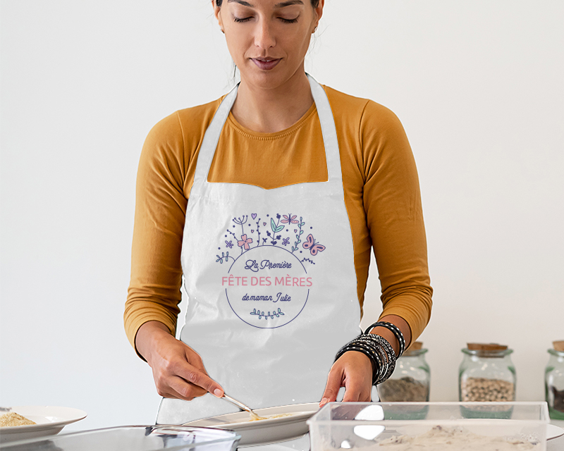 Tablier de cuisine personnalisé - Collection Première Fête des Mères