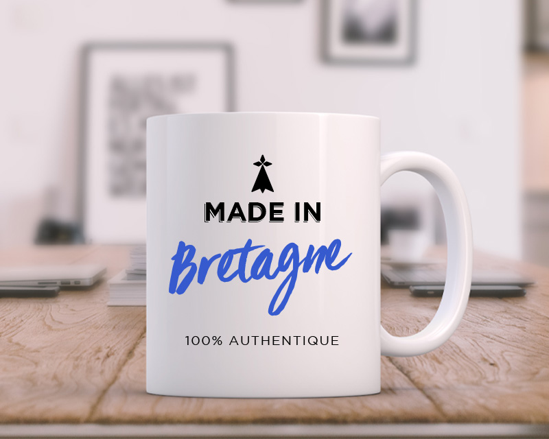 Mug personnalisé région - Made In Bretagne