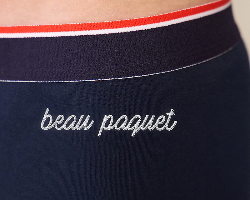 Logo Le Slip Français Entreprise Caleçon Personnalisé Le Slip