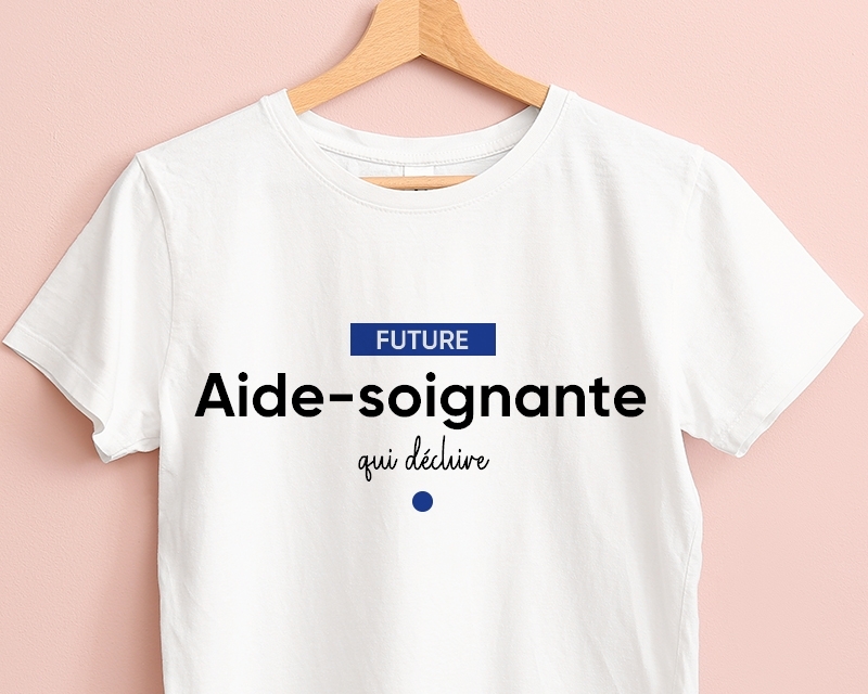 T-shirt Femme personnalisé - Future aide-soignante